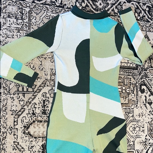 Stylish Geometric Knit Cardigan - Picture 11 of 12